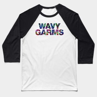 Wavy garms trippy design Baseball T-Shirt